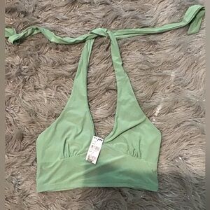 Tilly’s Green Halter Bikini Top